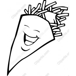 Happy Cone with Fries