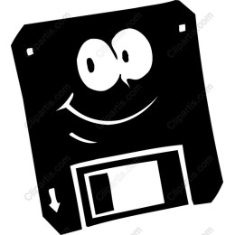 Cheerful Floppy Disk