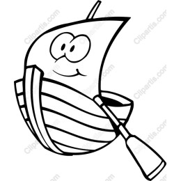 Smiling Cartoon Boat