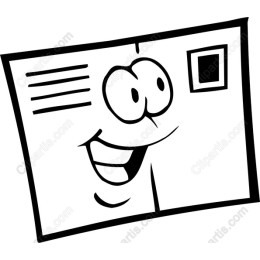 Cheerful Cartoon Postcard