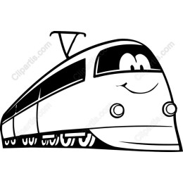 Cheerful Cartoon Train