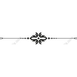 Elegant Floral Decorative Divider