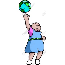 Little Dreamer with Globe
