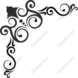 Elegant Ornamental Corner Flourish