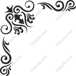 Elegant Flourish Corner