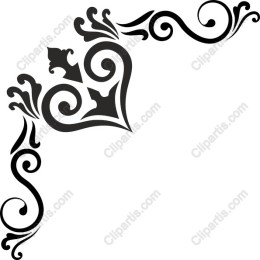 Elegant Heart Corner