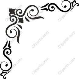 Corner Floral Swirl