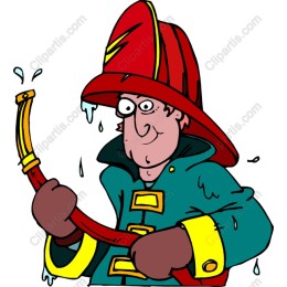 Cheerful Firefighter
