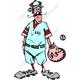 Vintage Baseball Player