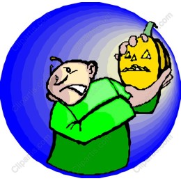Quirky Pumpkin Character
