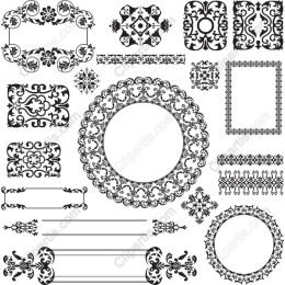 Black and White Vintage Decorative Collection