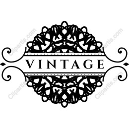 Vintage Decorative Clipart - Intricate