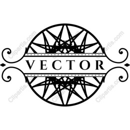 Elegant Black and White Decorative