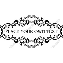 Elegant Vintage Frame with Editable Text Options
