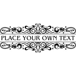 Ornate Customizable Decorative Border