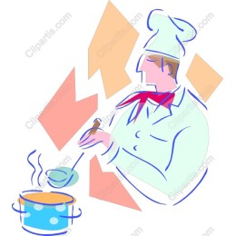 Vibrant Chef Cooking
