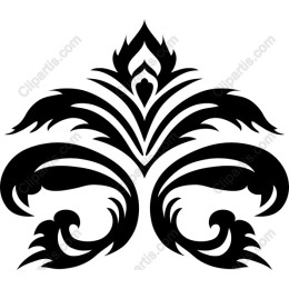 Elegant Floral Black and White