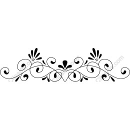 Elegant Black Decorative Border