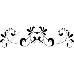 Elegant Floral Swirl