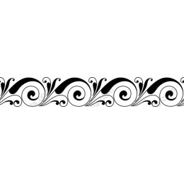 Elegant Black Swirl Pattern