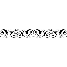Black Swirl Decorative