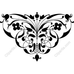 Elegant Black Floral