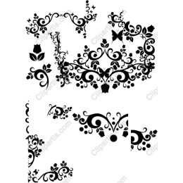 Ornate Floral Flourishes