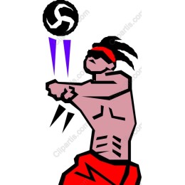 Dynamic Volleyball Player