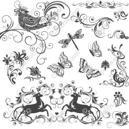 Nature's Whimsy: Ornamental work Collection