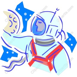 Vibrant Astronaut