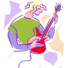 Vibrant Guitarist