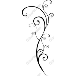 Elegant Swirly Vine