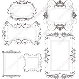 Elegant Vintage Frames Set