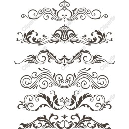 Elegant Decorative Flourishes Collection
