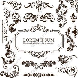 Elegant Ornate Flourishes Collection