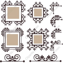 Elegant Vintage Decorative Frames Collection