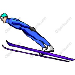 Dynamic Downhill Skier