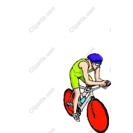 Cyclist in Action