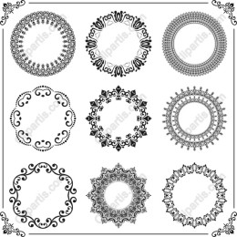 Elegant Circular Frame Collection