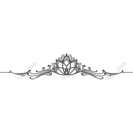 Elegant Floral Decorative Flourish