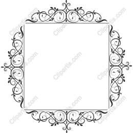 Vintage Floral Frame