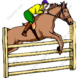 Vibrant Horse Jumping