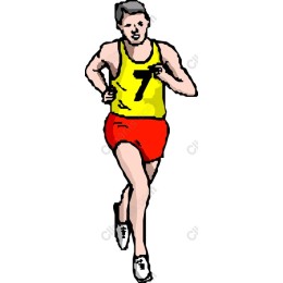 Runner in Motion