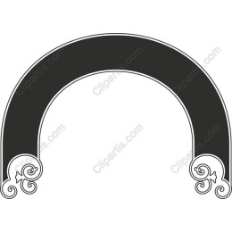 Elegant Scrollwork Arch