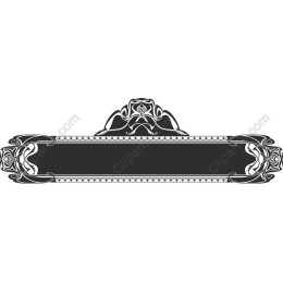 Art Nouveau Ornate Banner