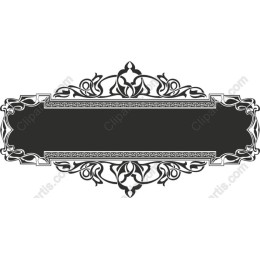 Vintage Ornate Floral Frame