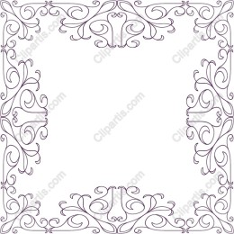 Elegant Floral Border