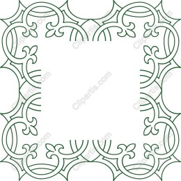 Elegant Decorative Floral Frame