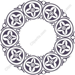 Elegant Circular Floral