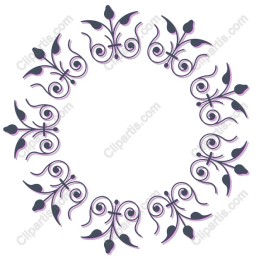 Floral Swirl Frame